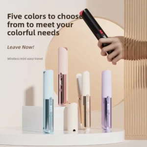 Portable Mini Wireless Hair Straightener & Curler