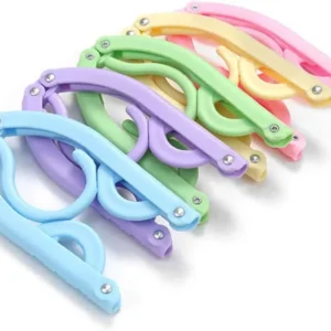 10-Pack Folding Travel Hangers
