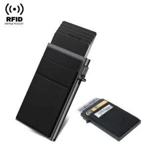 RFID Slim Metal Credit Card Holder for Men