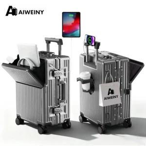 Lightweight Aluminum Frame Hard Shell Suitcase
