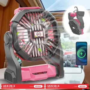 3-in-1 Camping Fan Light