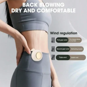 Clip-On Rechargeable Neck Fan